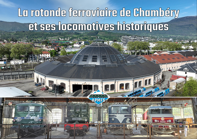 La rotonde ferroviaire de Chambéry et ses locomotives historiques